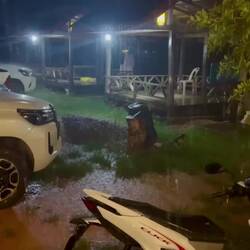 Starker Regen und Gewitter haben uns nicht gehen lassen. So endete es.