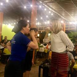 Nach drei Bier konnten sie doch etwas englisch.