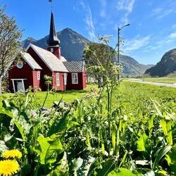 Kirche in Flakstad