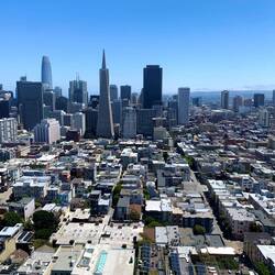 Vue de la Coit tower