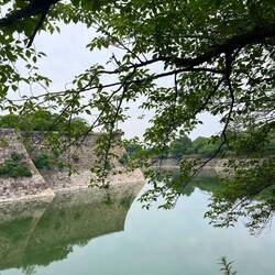 Moat around Osaka Castle
