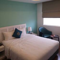 Hotelzimmer mit Fenster - kostet extra, ist aber immer noch wahnsinnig günstig