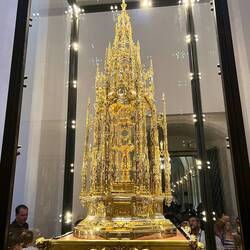 Monstrance Carried in Corpus Christi Procession