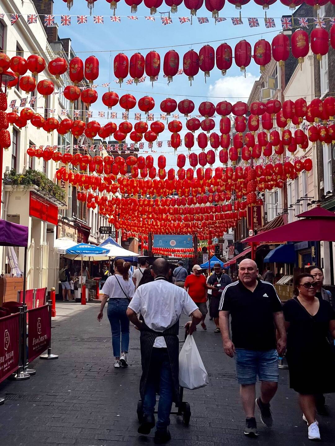 Exploring the streets of Chinatown.