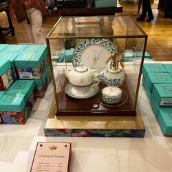 The limited edition tea set for the coronation