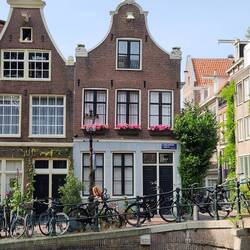 Flowers, bikes, brick, canals -- Amsterdam!