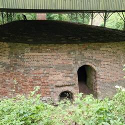 The enormous Hoffmann lime kiln