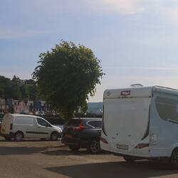 Unser Übernachtungsplatz in Tobermory