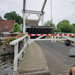We had to wait a couple of times for lift bridges.