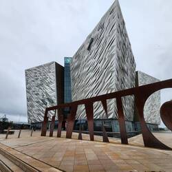 The TITANIC Museum located at the slip where she was built.