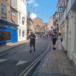 Step out our front door into a medieval street...have I stepped into Diagon Alley??