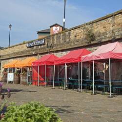 Victoria Quays pubs, including Dorothy Pax, whose black cat we met when she was being carried home.