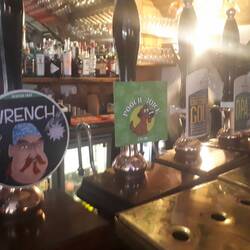 Pooch Juice (aka water) on tap at Dorothy Pax.