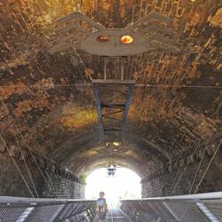 Artwork at the Wicker Bridge