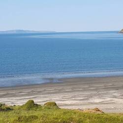 Der Strand von Glennbrittle am Morgen