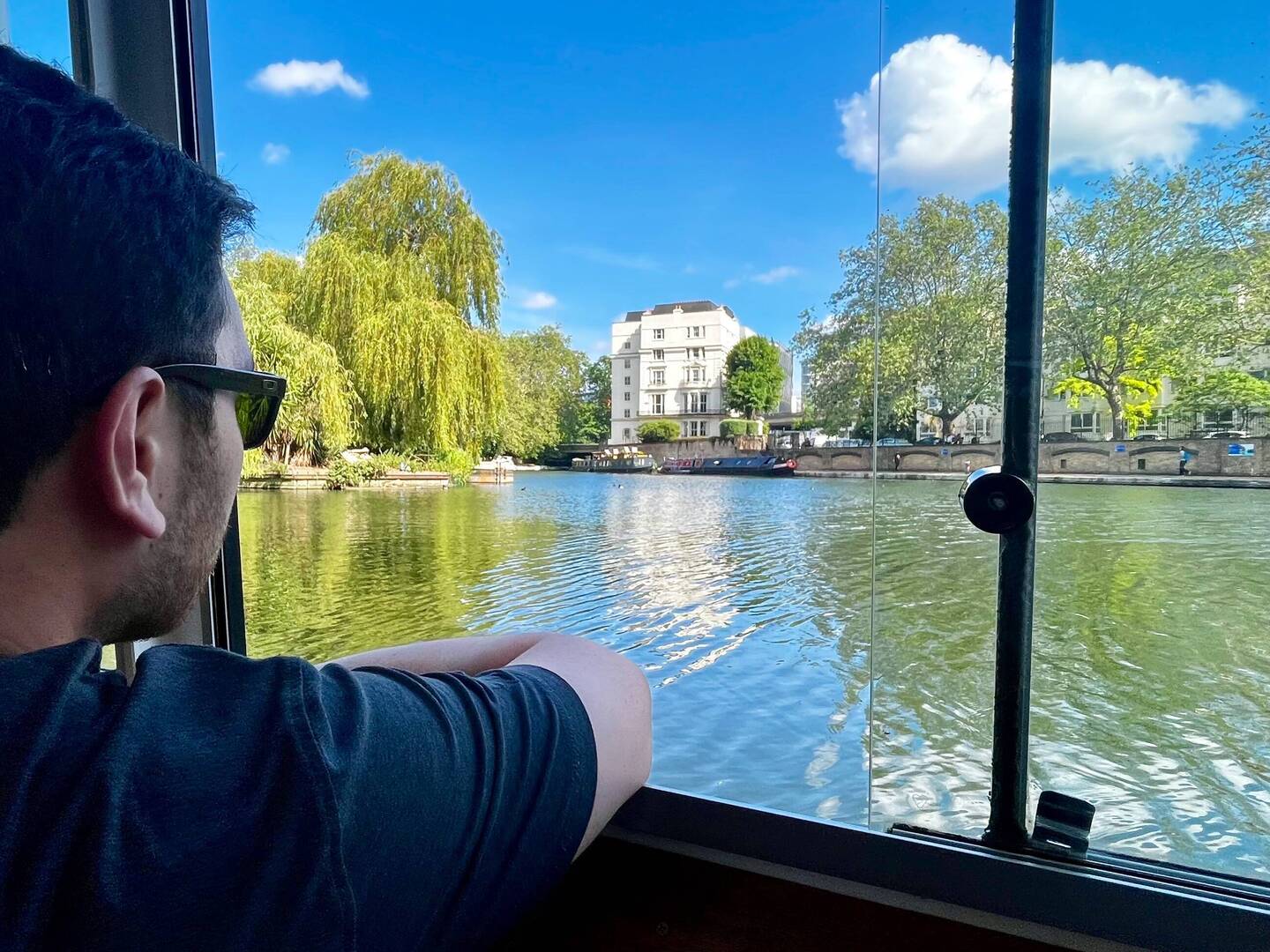 Views of the canal from the boat