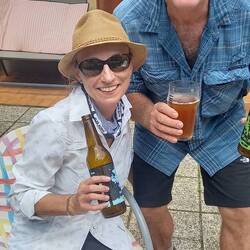 We really needed that cold beer