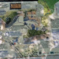 Llanymynech quarries information board