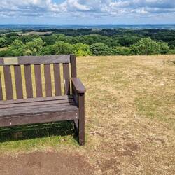 View from Moelydd Uchaf over Shopshire