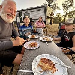Lasagne dinner, curtesy of mum
