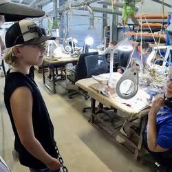 Learning about how to restore a fossil