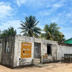Ein zerfallenes Haus in Hopkins