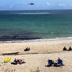 Übung direkt am Strand