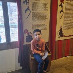 Sitting on a Tudor dunny