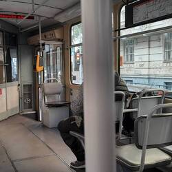 Super, Rückfahrt mit einer Uralt-Tram