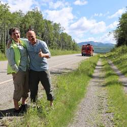 Ein Treffen auf dem Alaska Highway