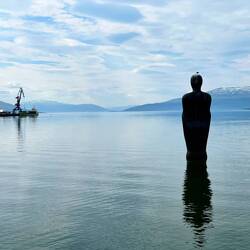 Havmannen, Skulptur im Hafen