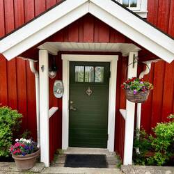 Liebevoll gestalteter Eingang