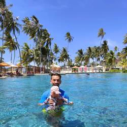 Der größte Pool der Malediven 🇲🇻
