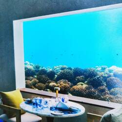 Hier gibt es das größte Unterwasser Restaurant der Malediven