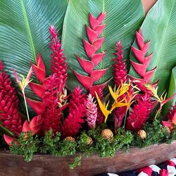 Flower deco in the lodge