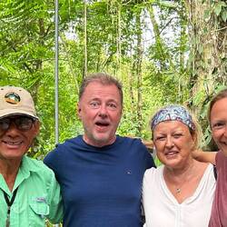 Walter (Guide, Costa Rica), Thomas & Irmgard (Köln)