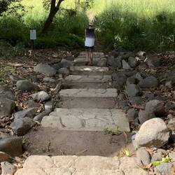 Down the secret path, the the river