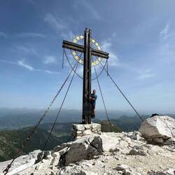Europakreuz auf dem Gipfel