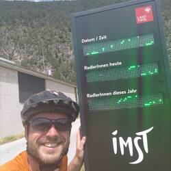 Ich war heute der 258 Radfahrer 🤠🚵