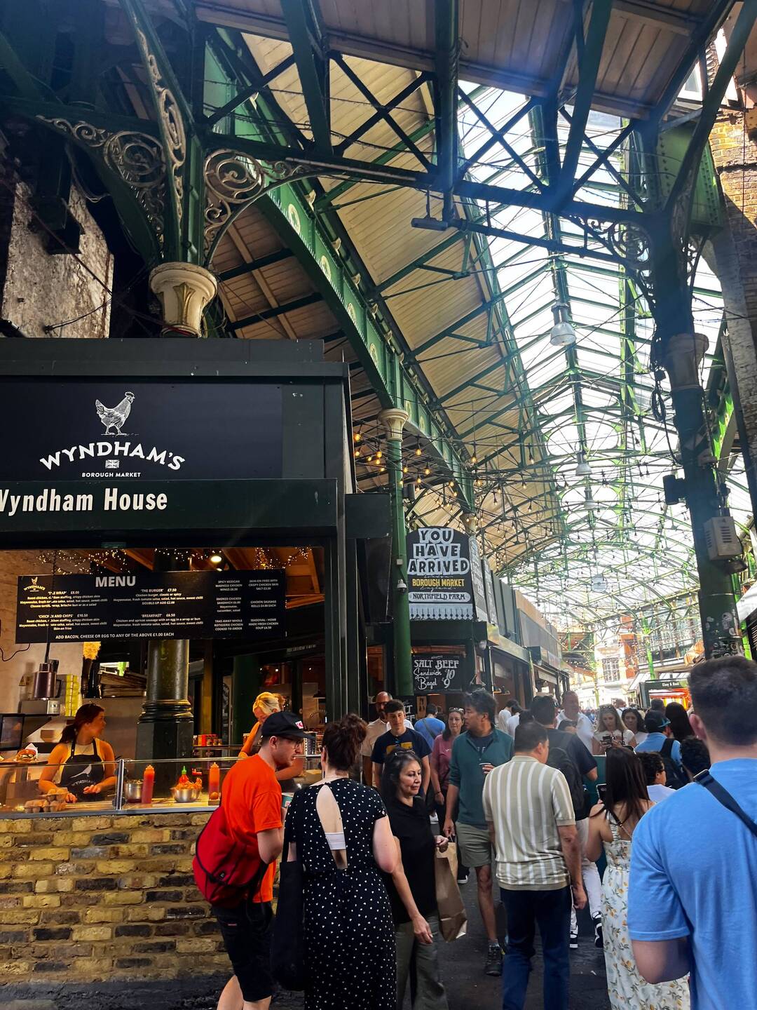 Entering Borough Market