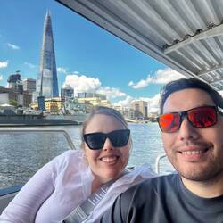 Enjoying the ferry