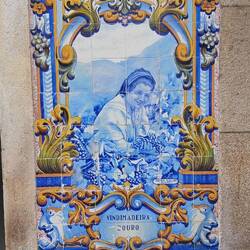 Azulejo tiles at Pinhau train station