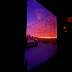 Beautiful sunrises from bed