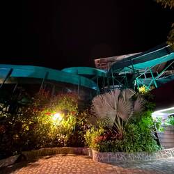 the slides with 45 km/h - blue knees and ellbows came for free