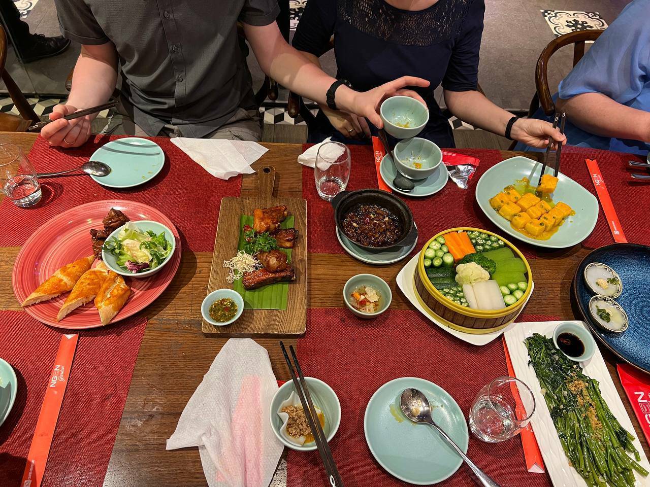 Essen mit der Familie
