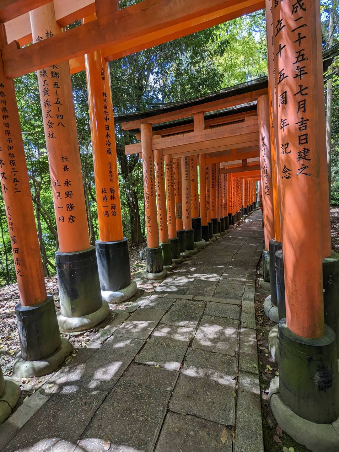 1 torii, 2 torii, 3 torii...