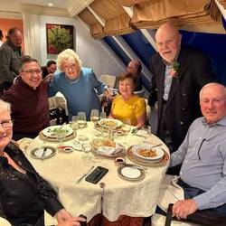Happy Anniversary Mary Jo & Doug — Aboard insignia.