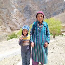 Familienmitglieder des Homestays