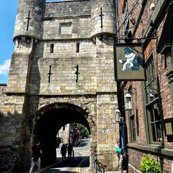 The entrance to the city walls