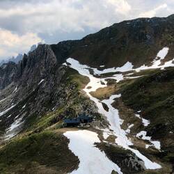 Blick auf die Fillmoor-Standschützenhütte